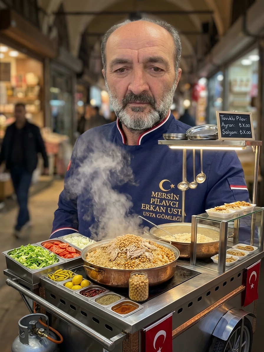 Mersin Usulü Sıcak Sokak Lezzetleri - Erkan Usta Pilav ve Şırdan