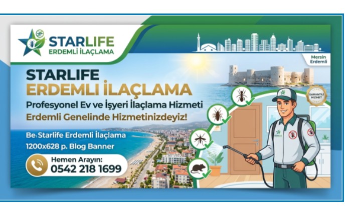 Erdemli İlaçlama - Starlife Böcek İlaçlama